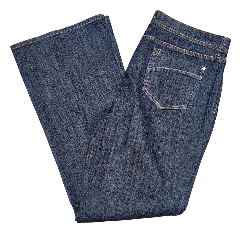 ANA A New Approach Modern Boot Cut Jeans Dark Wash Denim Size 16